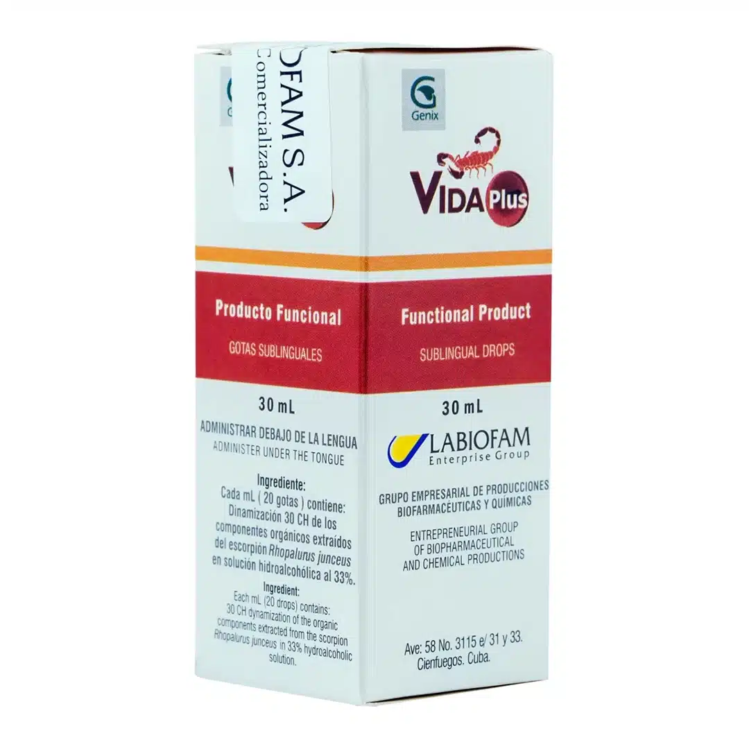 VidaPlus (Vidatox) — kubanisches Naturprodukt, 30 ml Tropfen zur sublingualen Anwendung